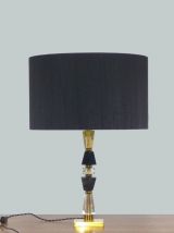 LAMPE HOLLYWOOD REGENCY EN CRISTAL VINTAGE