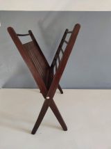 porte-revues vintage Braakman en hêtre des années 70