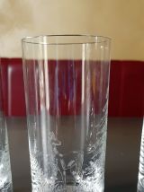 Lot de 6 verres  gravés Moser