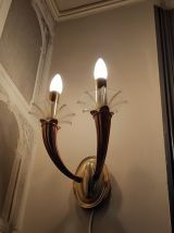 Paire d'appliques vintage