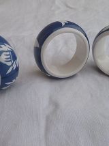 ronds de serviettes de table en porcelaine