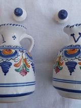 vinaigrier et huilier de table