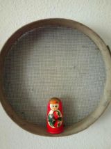 Anciens tamis à grains en boi