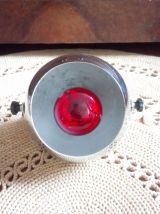 Lot de 4 spots/appliqués boule en métal chromé Années 70