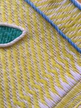 Sac cabas vintage style scoubidou 