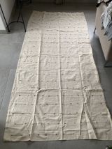 Rideaux beiges vintages (100% coton)