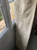 Rideaux beiges vintages (100% coton)