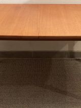  Table extensible danoise en teck clair 1960