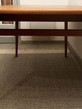  Table extensible danoise en teck clair 1960