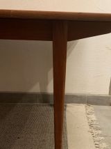  Table extensible danoise en teck clair 1960