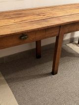 Table de ferme vintage ou double bureau