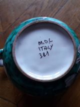 Céramique vintage italienne signée MDL