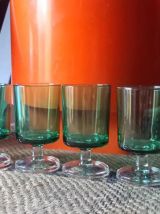 Ensemble de 18 verres à pied - Années 70