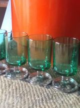 Ensemble de 18 verres à pied - Années 70