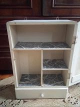 Ancienne armoire de toilette en bois - Années 50/60