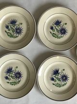 Série de 6 assiettes - en faience 