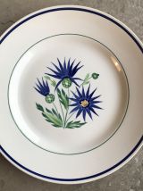 Série de 6 assiettes - en faience 