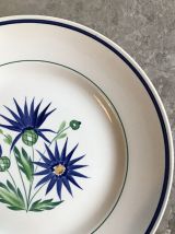 Série de 6 assiettes - en faience 