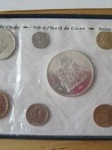 coffret monnaie de Paris fleurs de coin 1974 .Objet vintage 
