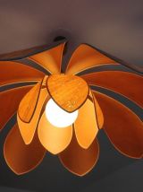 suspension XXL fleur de lotus  Robert Schuytener 2 corolles