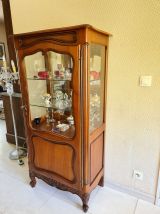 Argentier vitrine en merisier - avec miroir très bon état