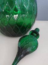 grande carafe verte avec bouchon goutte d'eau