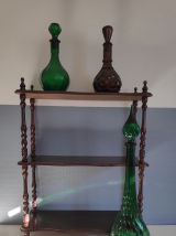 grande carafe verte avec bouchon goutte d'eau