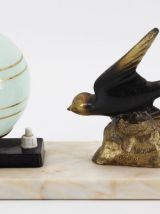 Lampe hirondelle marbre