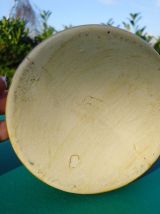 Pot en grè rond mrron Hauteur 13 Diamètre 10