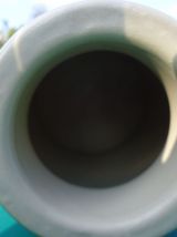 Pot en grè rond mrron Hauteur 13 Diamètre 10