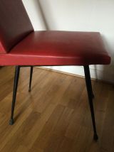 Chaise rétro vintage pieds compas 