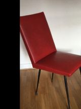 Chaise rétro vintage pieds compas 