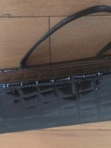 Sac à main Vintage cuir de crocodile années 50-60