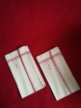 Torchon  ancien en lin