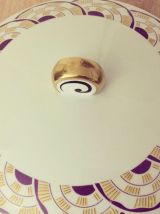 Soupière porcelaine Art Deco