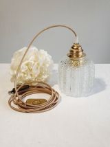 Baladeuse globes verre vintage 