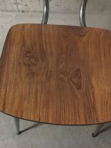 Paire de chaises en formica années 70