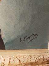 Portrait « femme au foulard rouge »