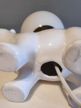 lampe ours en céramique et opaline