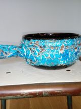 Vide-poche caquelon décor ecume de mer