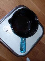 Vide-poche caquelon décor ecume de mer