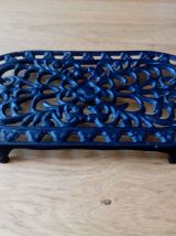 Dessous de plat en fonte émaillée noire