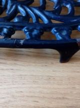 Dessous de plat en fonte émaillée noire