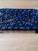 Dessous de plat en fonte émaillée noire