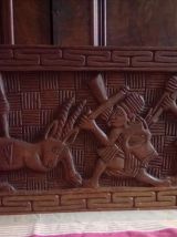 Panneau en bois sculpté - Artisanat africain