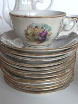 Service à café/thé 15 pièces porcelaine Italie