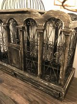 Cage patinée ancienne 