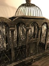 Cage patinée ancienne 