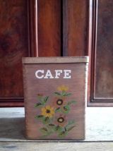 Ensemble de boites à épices en bois - Années 60