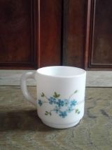 Ensemble cafetière et tasses à café - Veronica myosotis